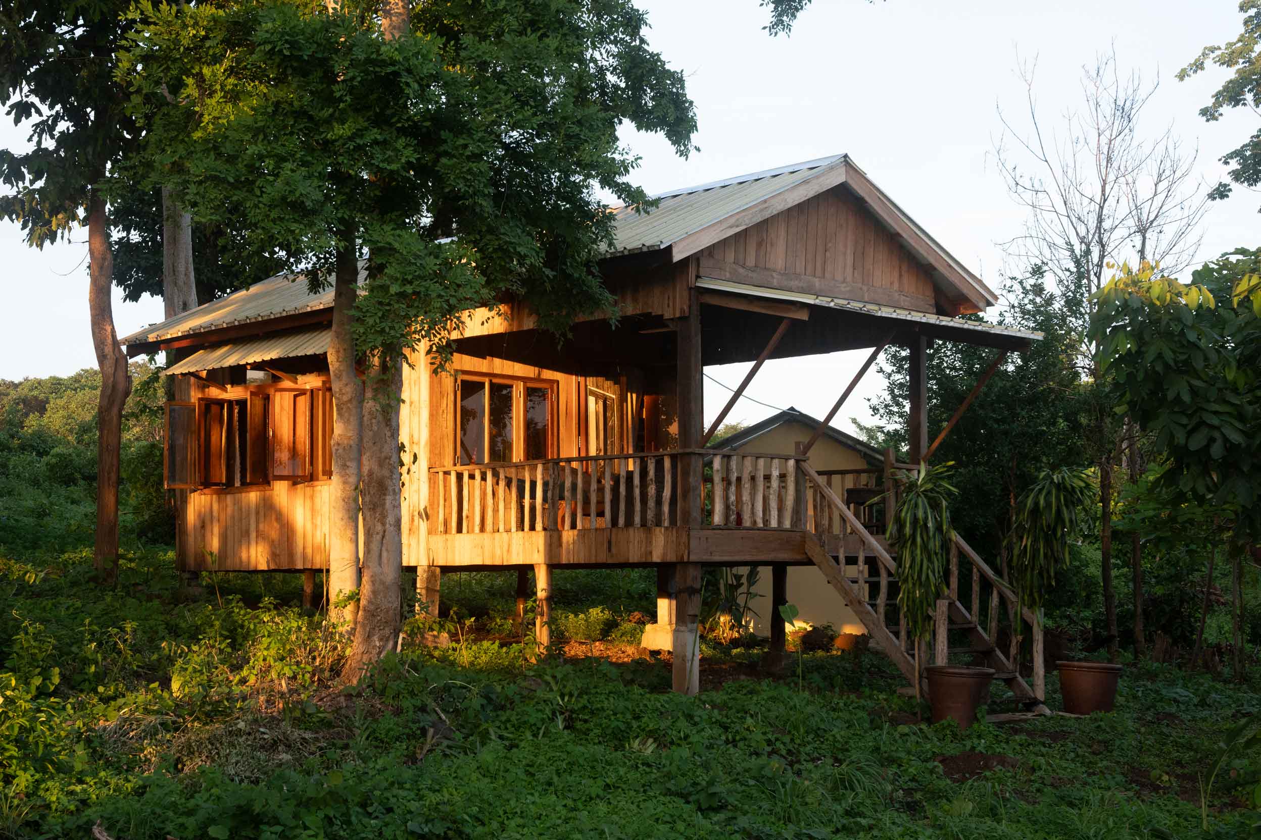 Intérieur d’un bungalow d’Aïravata
