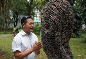 Portrait de l’artiste Chhim Sothy